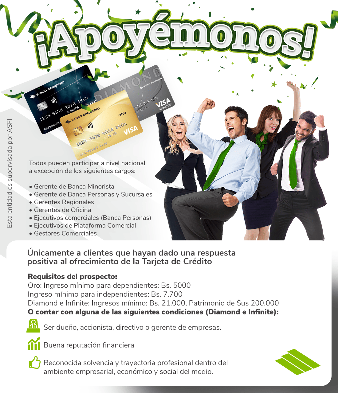 Tarjeta de Crédito Banco Ganadero